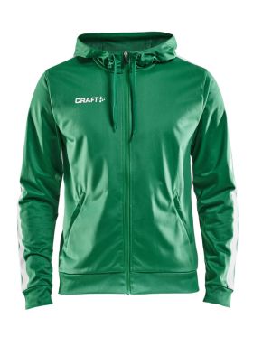 Pro Control Hood Jacket M Team Green/White