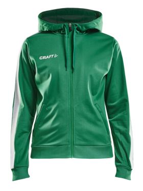 Pro Control Hood Jacket W Team Green/White