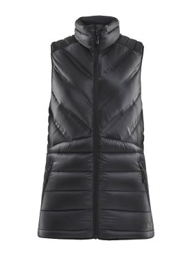 Light Down Vest W Black