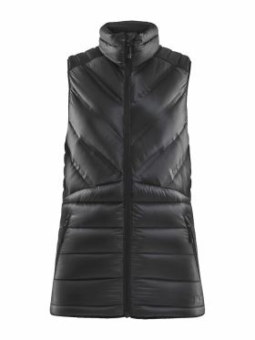 Light Down Vest W Black