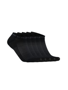 CORE Dry Shaftless Sock 5-Pack Black