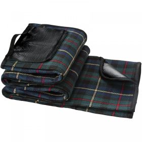 Park water and dirt resistant picnic blanket Black