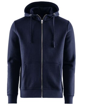 Alfie Zip Hood Navy Blue
