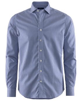 Checkton Tailored Shirt Navy Blue