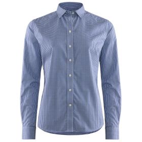 W's Checkton Tailored Shirt Navy Blue