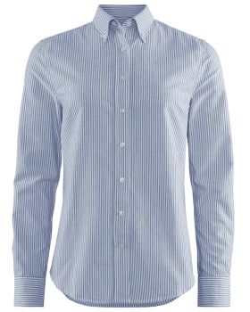 W's Porto Oxford Stripe Tailored Navy Blue