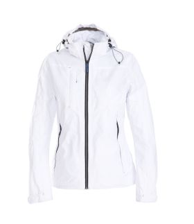 Flat track 
Shell Jacket Women White