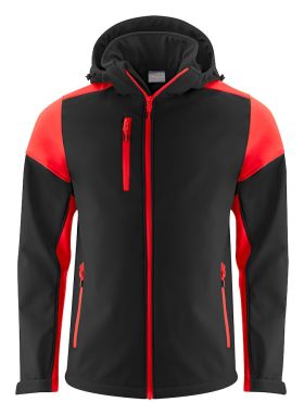 Prime 
Softshell Jacket Men Black/Red