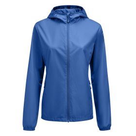 Grab Windbreaker Women Bright Blue