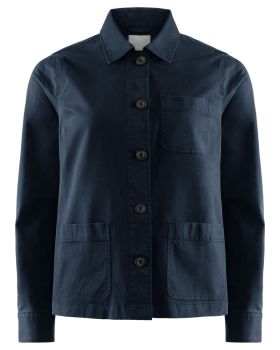 W's Logan Stretch Overshirt Navy Blue