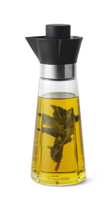 GC Oil and vinegar bottle H18.5 cm black/steel