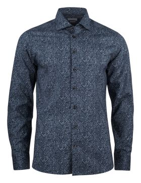 Indigo Bow 37 
Shirt Slim Fit Men Navy Blue