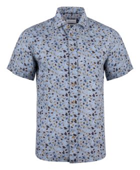 Indigo Bow 38 
Shirt Slim Fit Men Blue