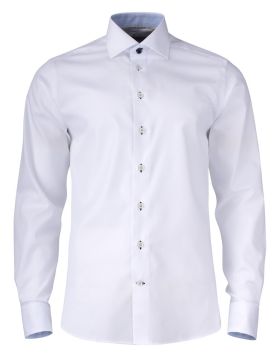 Yellow Bow 51 
Shirt Slim Fit Men white/sky blue