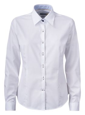 Yellow Bow 51 
Shirt Women white/sky blue