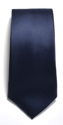 Tie Solid Navy Blue