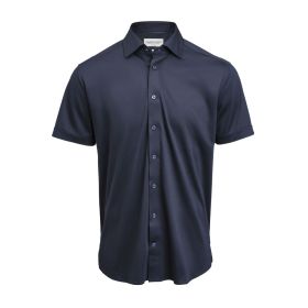 IB132 Interlock Knit S/S 
Shirt Regular Fit Men navy