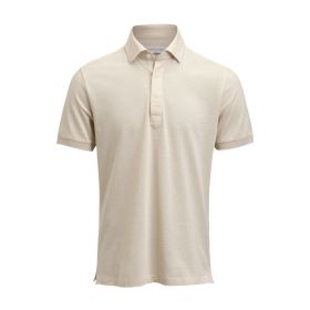 Indigo Bow 133 S/S 
Polo Tailored Fit Men Sand