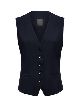 Signature Suit Vest Woman Navy Blue