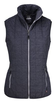 Rainier Vest Women Antracit blue melange