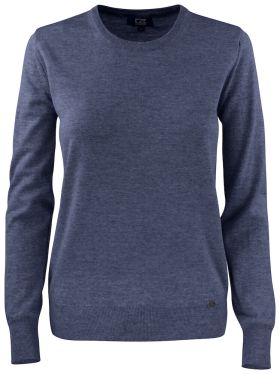 Kennewick Crewneck Women Sea Blue Melange