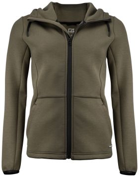 Pemberton Hood Full Zip Women Ivy Green