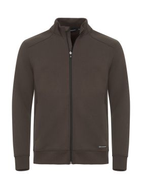 Pemberton Cardigan Full Zip Men Dark Mocca