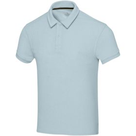 Akoya GRS recycled terry unisex polo Blue