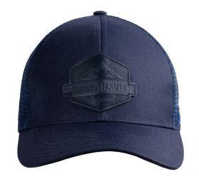 Modern baseball cap with mesh and 3D-HD printed logo