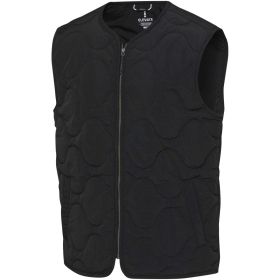 Quartz GRS recycled unisex quilted bodywarmer Black