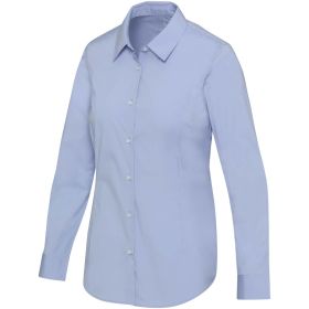 Carnelian poplin women's shirt Light blue