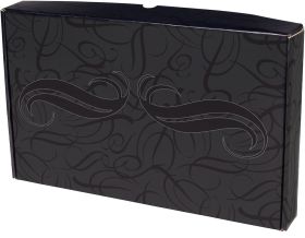 Gift Box Black w/pattern