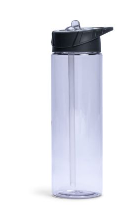 Waterbottle with straw One Size