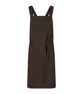 Bib apron Supportive Dark brown
