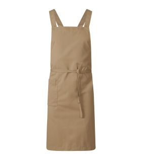 Bib apron Supportive Khaki