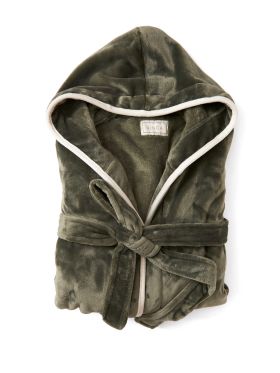 Louis luxury plush RPET robe