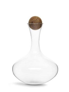 Nature wine carafe with oak stopper