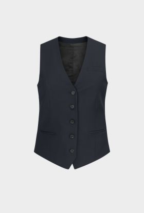 Ladies Waistcoat Edit Navy
