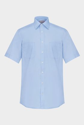 Men’s shirt Steven, short sleeve Light blue