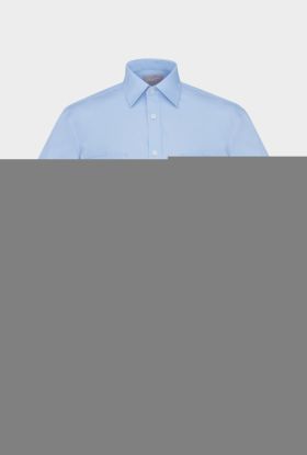 Men’s shirt Steven, short sleeve Light blue