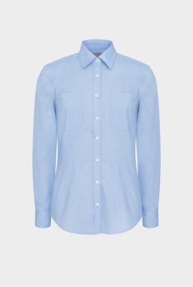 Ladies shirt Sofia, long sleeve Light blue
