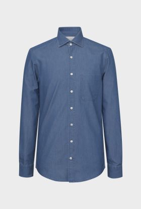 Men’s shirt Max, long sleeve Blue