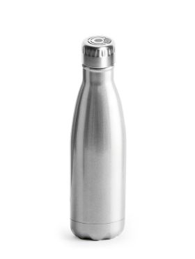 Steel bottle with speaker