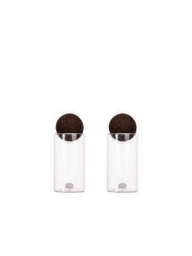 Nature salt- and pepper set with cork stoppers, 2-pcs
