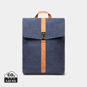 VINGA Bosler backpack GRS recycled canvas Navy Blue