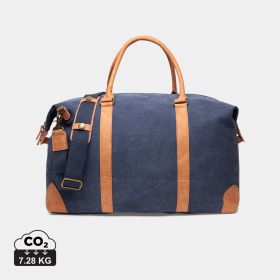 VINGA Bosler RCS recycled canvas duffelbag Navy Blue