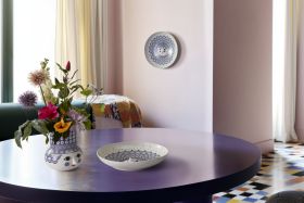 Olga Dish Ø33 cm blue