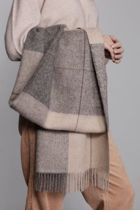 Beautiful shawl made from baby alpaca wool