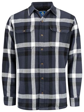 5213 LINED FLANNEL SHIRT Navy Blue