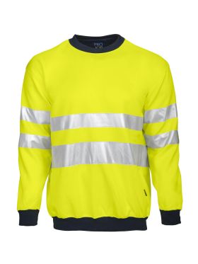 6101 SWEATSHIRT EN ISO 20471 CLASS 3 Yellow/Navy